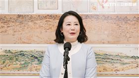 吳思瑤表示，公投綁大選、不在籍投票、國籍法、中配六改四是一套可以幫助中國干預選舉的組合拳，而國籍法更是「大魔王中的大魔王」。（圖／記者楊士誼攝影）