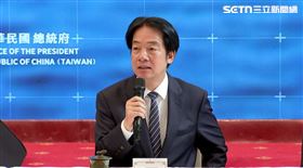 賴清德（中）召開國安會議後記者會（圖／翻攝畫面）