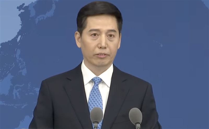 中國國台辦發言人彭慶恩痛罵，賴清德「吃的是媚日的飯、幹的是賣台勾當，其言其行令人作嘔」。（圖／翻攝畫面）