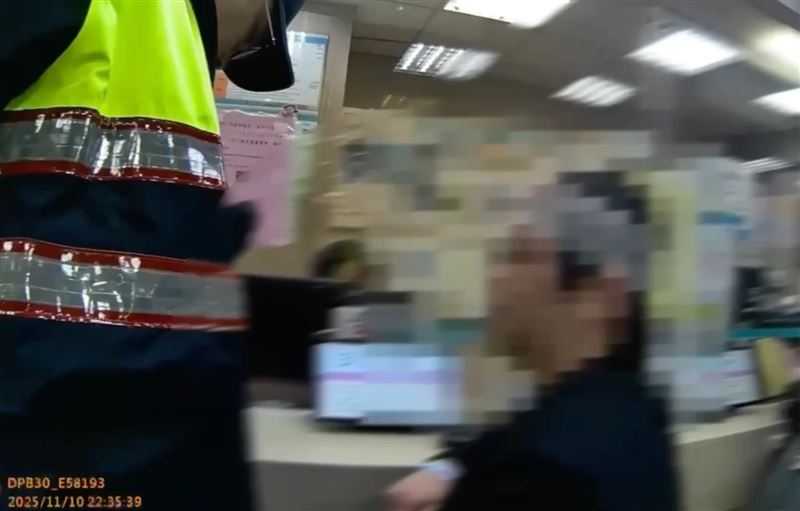 通緝犯因喝醉摔破頭就醫，因一直報錯身分證字號遭逮。（圖／翻攝畫面）