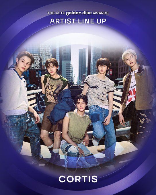 金唱片公布首波表演卡司，有新生代團體 CORTIS。（圖／翻攝自IG @golden_disc）