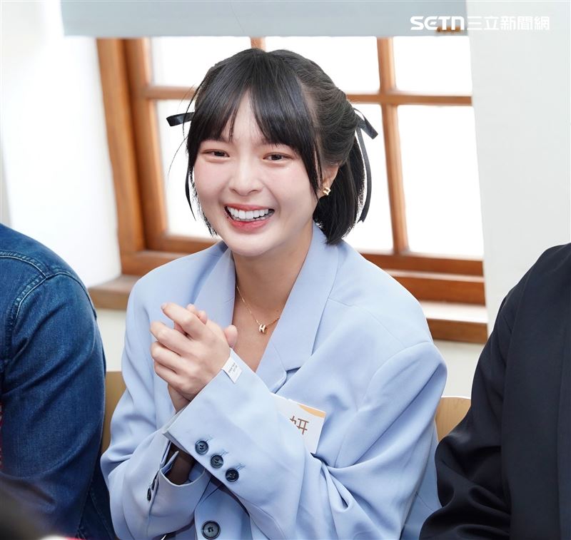 黃沐妍證實懷孕消息，笑說原本想跑完六大馬拉松再生。（圖／記者趙于瑩攝影）