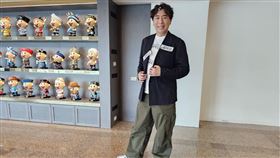 梁赫群今天錄影受訪。（圖／記者蔡維歆攝影）