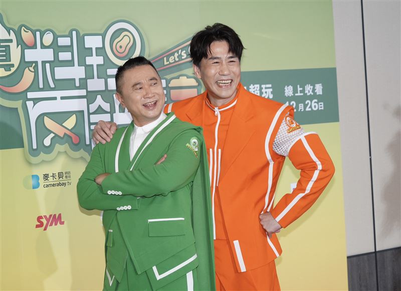 羅時豐與邰智源曾在工地秀合作。（圖／記者趙于瑩攝影）