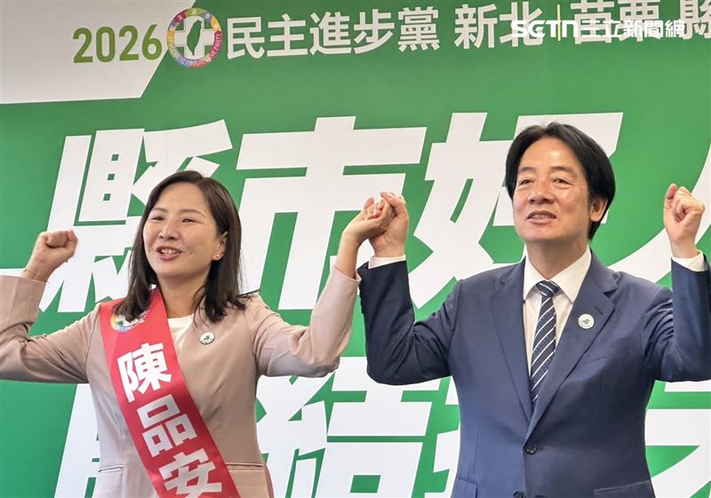 民進黨正式提名陳品安參選2026苗栗縣長（圖／記者劉秀敏攝影）