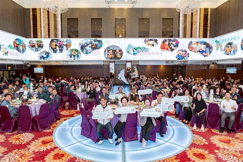 出動逾200位夥拜協助光復救災與重建，饒慶鈴：感謝臺東超人光榮歸隊（圖／臺東縣政府提供）