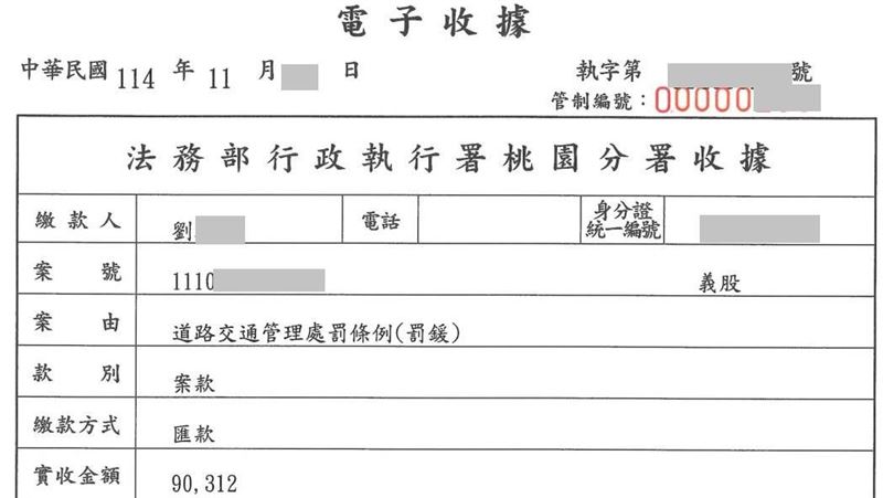 酒駕欠9萬拖11年不繳　桃園分署1招追回