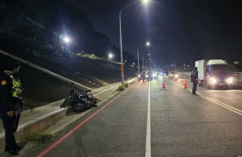 新北市樹林區大漢溪堤外便道，今（26日）發生死亡事故。（圖／翻攝畫面）