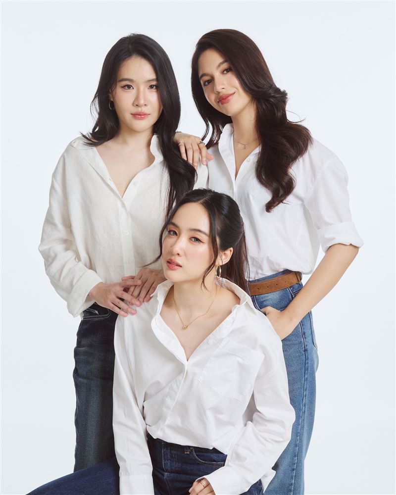 Pundao（左上）、Shelly（右上）與Neko（下）合體來台會粉絲。（圖／橙映娛樂提供）