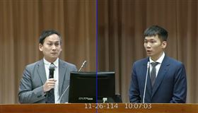 葉元之尬問李洋「怎麼對付大谷翔平」。（圖／翻攝自立院議事轉播IVOD）