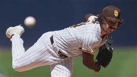 前教士先發投手希斯（Dylan Cease）7年2.1億美金合約轉戰藍鳥。（圖／美聯社／達志影像）