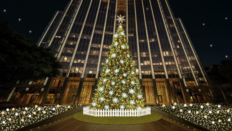 凱基金控明(28)日傍晚6時將於總部大樓廣場，舉辦聖誕點燈晚會，以溫馨熱鬧氣氛揭開凱基「公益月」序幕。（圖／凱基金）