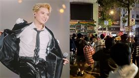 陳瑞輝加入救援行列，在社群上分享現場情況。（圖／翻攝自IG @frankie729）