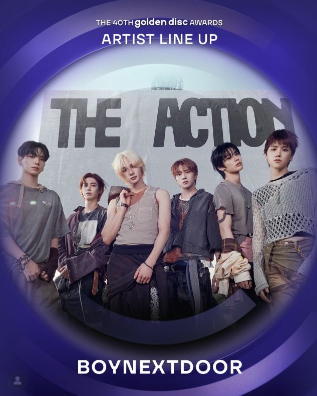 金唱片卡司BOYNEXTDOOR。（圖／翻攝自IG @golden_disc）