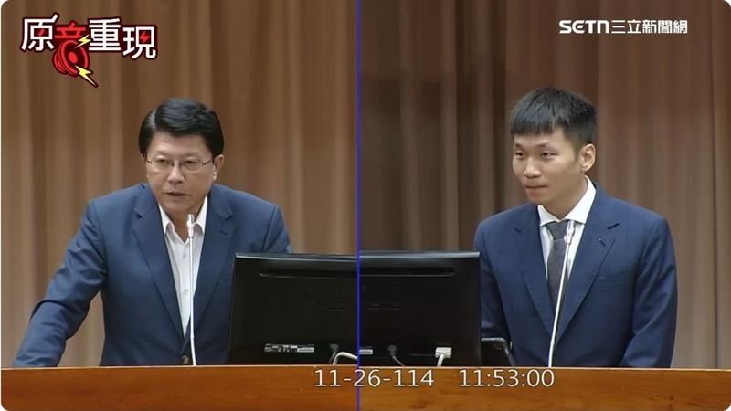 謝龍介台語質詢　李洋苦笑！台語沒那麼好