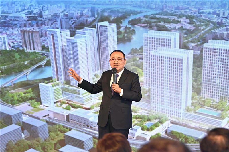 侯友宜表示，面對臺海越來越詭譎，大家非常擔憂的兩岸情勢，總統有責任要穩定民心。（圖／新北市府提供）