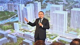 侯友宜出席新北環狀線十四張站暨南機廠捷運開發案簽約典禮（圖／新北市府提供） 