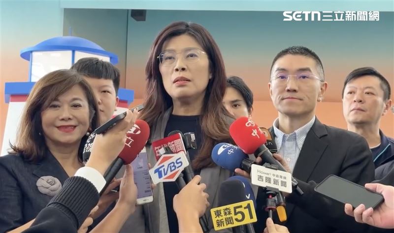 鄭麗文中午赴基隆出席「分享有愛城市治理主軸」活動。（圖／翻攝畫面）