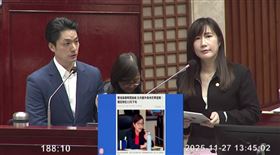 柳采葳問蔣萬安，增加國防預算是否會影響雙城論壇？蔣萬安回應，希望不會（圖／翻攝畫面）