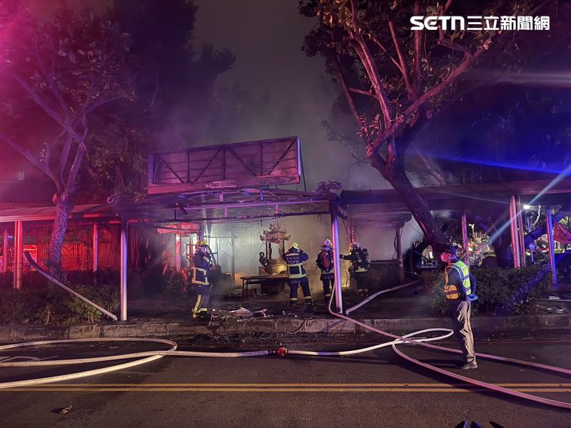 台中土地公廟燒光!竟是2少年縱火送少年庭