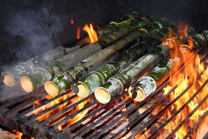 竹子其實耐燒，真的造成火勢延燒迅速主因可能是其他材料，如發泡膠板等。（圖／翻攝自Threads @soulcare.morgan）