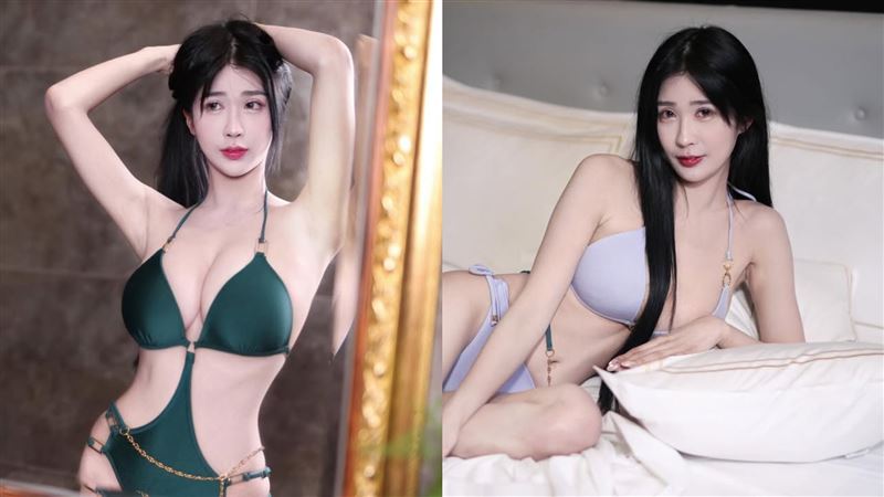 電豹女神比基尼照走光　10張有9張露出來