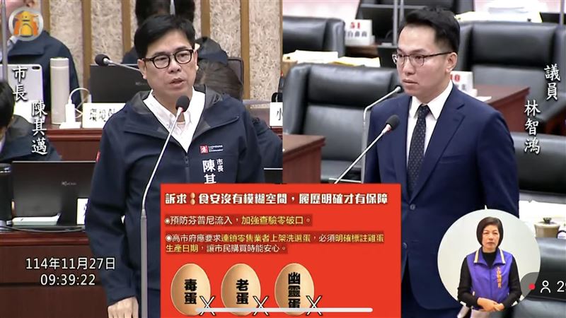 為高雄蛋品把關！市議員林智宏這麼說