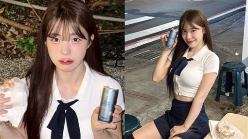 襯衫短裙辣妹夜市嗑滷肉飯！一看是李多慧