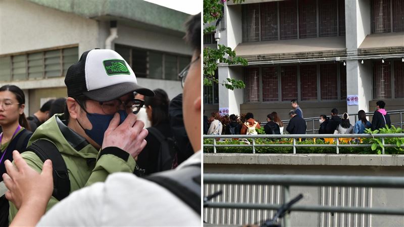 官方開放認屍，現場氣氛哀戚。（圖／翻攝自Threads @shinichicosrecord）