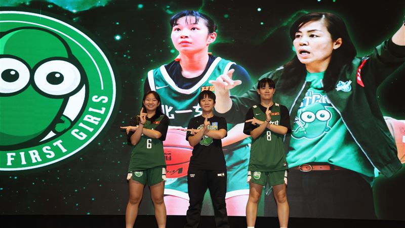 HBL開賽記者會，衛冕軍北一女中。（圖／高中體總提供）