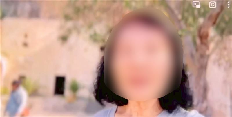 陳妻今（27日）接受視訊訪問，表示丈夫人是安全的。（圖／翻攝畫面）