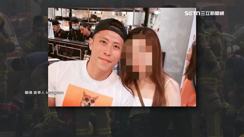 37歲何姓消防員（左）在香港宏福苑大火中殉職