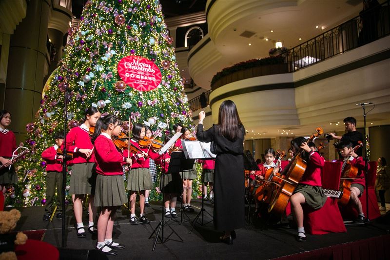 立人國際中小學弦樂團以專業演奏，帶來一場精彩動人的弦樂饗宴。（圖／飯店旅宿業者提供）