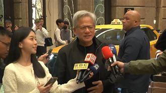 黃仁勳到國賓飯店吃晚餐　自曝：我超級累