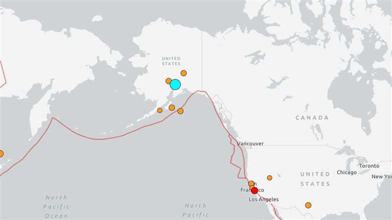 阿拉斯加規模6.0地震　2021年以來最大震