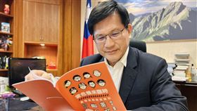 法國總統馬克洪肯定台灣應對資訊戰，林佳龍表示「台灣也願意向世界分享經驗」。（圖／翻攝自林佳龍臉書）