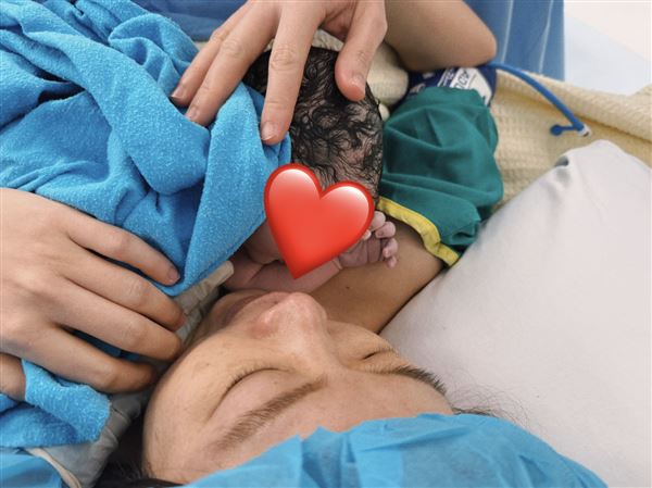 陳澤耀宣布寶寶出生，性別是女兒。（圖／經紀人提供）