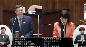 陳昭姿民進黨妖魔化代孕，一方面說黃仁勳是台灣之光，但輝達支持代孕，難道要說黃仁勳剝削女性？（圖／翻攝自國會頻道）