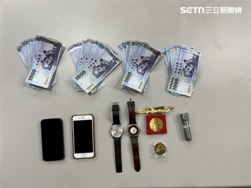 北市黃姓慣竊攀爬外牆潛入住家行竊得手上百萬元贓物。（圖／翻攝畫面）
