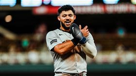 「火星人」多明奎茲（Jasson Dominguez）季後可能被球隊交易。（圖／翻攝自洋基推特）