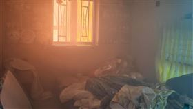 倖存住戶曝光失火時困在家中的第一視角影像。（翻攝「大埔 TAI PO」臉書／＠Lim ALim）