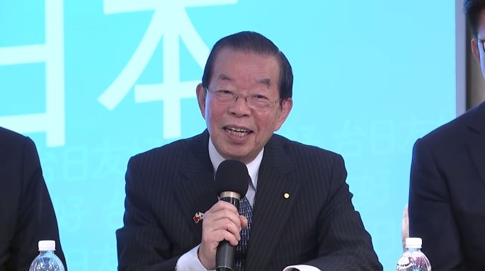 總統府資政謝長廷出席「友誼水產善的循環：TeamTaiwan 挺日本記者會」（圖／翻攝畫面）