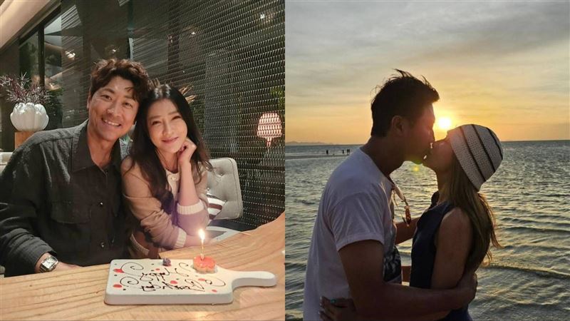 侯昌明夕陽下激吻曾雅蘭全被拍　閃瞎網友