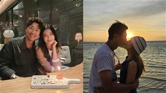 侯昌明夕陽下激吻曾雅蘭全被拍　閃瞎網友