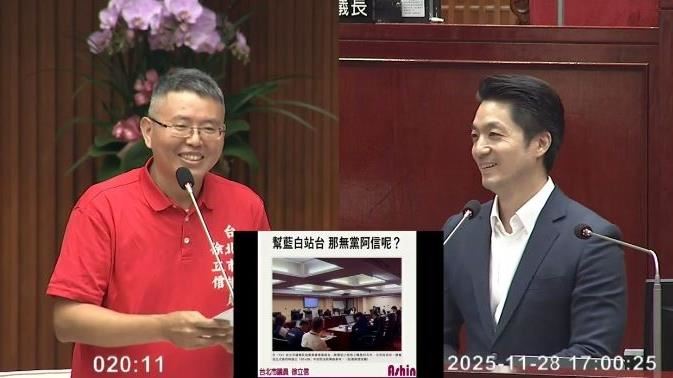 議員問幫藍白站台那我呢？蔣萬安轉頭找他
