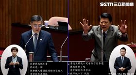  謝龍介質詢卓榮泰（圖／翻攝畫面）