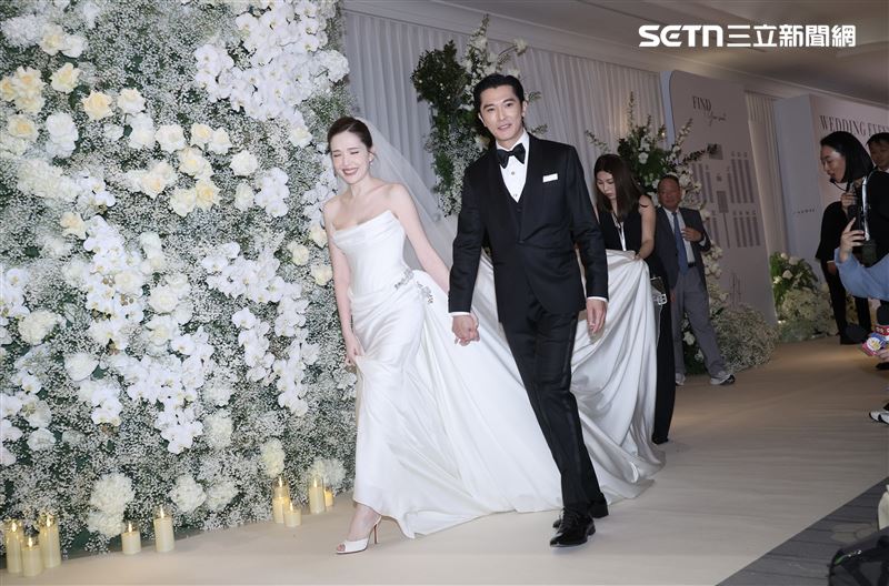 許瑋甯、邱澤今舉行婚禮。（圖／記者鄭孟晃、趙于瑩攝影）