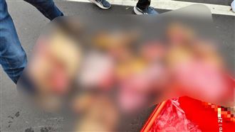 越南移工賣「野味」肢解肉塊43公斤攤地上