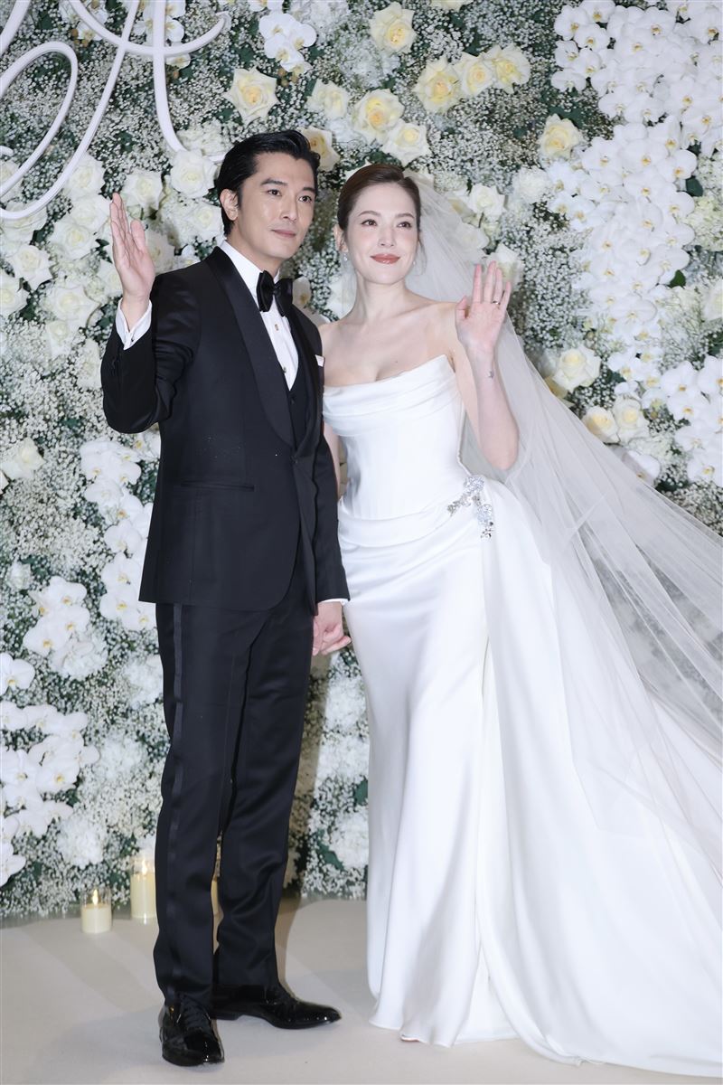 許瑋甯、邱澤結婚4年舉行世紀婚禮。（圖／記者鄭孟晃、趙于瑩攝影）