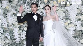 許瑋甯、邱澤今天舉辦世紀婚禮。（圖／記者鄭孟晃、趙于瑩攝影）